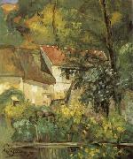 Paul Cezanne The House of Pere Lacroix in Auvers Sweden oil painting artist